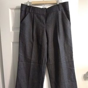 Ann Taylor Loft wide leg wool pants Size 10